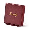 Square & Word Jewelry Cardboard Jewelry Boxes LS-CBOX-C015-01C-01-2