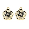 Alloy Black Enamel Pendants FIND-C095-09G-1
