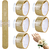 6Pcs Plastic Slap Bracelets BJEW-CN0001-18B-1