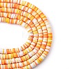 Handmade Polymer Clay Beads Strands CLAY-R089-6mm-T02B-09-5