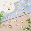 12Pcs Brass Pendant Cabochon Settings KK-TA0003-10B-4