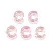 UV Plating Transparent Acrylic European Beads OACR-M027-02C-01-1