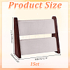 Double-Layer Wooden Jewelry Display Stand ODIS-WH0099-284A-2