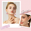 40Pcs Bowknot Alloy Stud Earring Findings FIND-SP0001-16G-5