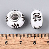Opaque Resin European Beads RPDL-T004-01M-5