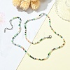 Glass Beaded Necklaces with 304 Stainless Steel Clasps NJEW-JN04363-01-2