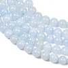 Natural Dyed White Jade Beads Strands GG-CBAEB22-B01-8mm-02-3