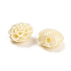 Synthetic Coral 3D Flower Rose Beads CORA-L046-A01-2