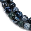 Natural Fire Crackle Agate Beads Strands G-C082-A01-31-4