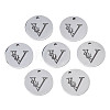 Non-Tarnish 304 Stainless Steel Charms STAS-T059-26P-V-1