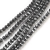 Non-Magnetic Synthetic Hematite Beads Strands HEMA-3D-1