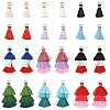 24Pcs 12 Styles Polycotton(Polyester Cotton) Tassel Pendant Decorations FIND-YW0012-77-1
