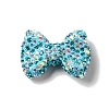 Polymer Clay Rhinestone Beads RGLA-D050-03D-1