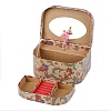 Hand Crank Musical Jewelry Cardboard Boxes CON-M008-01B-1
