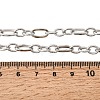 5.5MM 201 Stainless Steel Textured Figaro Chain Necklaces for Unisex NJEW-K302-17P-5