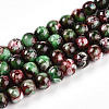 Baking Paint Glass Beads X1-DGLA-N003-8mm-A09-1