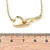 Heart 304 Stainless Steel Pendant Necklaces for Women NJEW-D288-01G-4