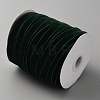 50 Yards Polyester Single Face Velvet Ribbon OCOR-WH0082-161D-2