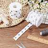 5 Yards Alloy Snap Button Tape Trim Polyester Ribbons DIY-OC0011-27A-5