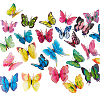 PVC Butterfly Display Ornaments AJEW-WH0248-330-1