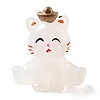 Luminous Resin Lucky Cat Display Decorations DJEW-P020-01D-2