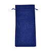 Rectangle Polyester Imitation Burlap Packing Pouches ABAG-N009-01A-07-1
