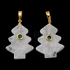 Natural Quartz Crystal Pendants G-P628-04G-05-1