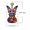 Butterfly Guitar DIY Diamond Painting Pendant Decoration Kits PW-WGBC517-01-4