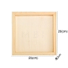 Unfinished Blank Wooden Clay Photo Frame PW-WG449CF-02-1