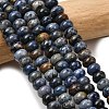 Natural Dumortierite Beads Strands G-A280-A11-01-1