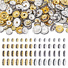 120Pcs Brass Rhinestone Spacer Beads RB-TA0001-36A-1