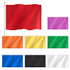 8Pcs 8 Colors Polyester Blank Flag AJEW-OC0016-25-1