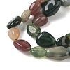 Natural Indian Agate Nuggets Beads Strands G-J335-02-3