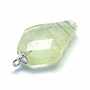 Natural Gemstone Pendants G-I196-02S-3