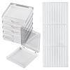 9Pcs Plastic Fake Nail Tips Storage Box CON-SP0001-15B-1