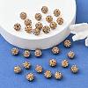Polymer Clay Rhinestone Beads RB-H284-6MM-Half-246-5