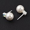 Hypoallergenic Bioceramics Zirconia Ceramic Stud Earrings EJEW-C111-15A-3