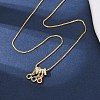 Brass Pave Colorful Cubic Zirconia Pendant Box Chain Adjustable Slider Necklaces NJEW-D348-03D-G-2