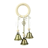 Iron Witch Bells for Door Knob for Protection HJEW-JM02223-1