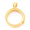 Rack Plating Brass Locket Pendants KK-F874-01G-08-1