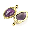 Natural Amethyst Pendants G-F760-02B-04G-2