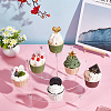 3-Tier Acrylic Semicircle Dessert Display Risers ODIS-WH0329-39-5