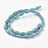 Synthetic Turquoise Beads Strands G-E456-19-7x14mm-1