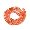 Crackle Transparent Glass Beads Strands GLAA-N062-4mm-11-3