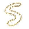 7.5MM Brass Panzer Chain Necklaces NJEW-JN06004-2