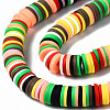 Handmade Polymer Clay Beads Strands CLAY-R089-8mm-149-2