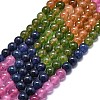 Natural Malaysia Jade Beads Strands G-L645-C01-6mm-11-1