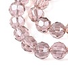 Electroplate Glass Beads Strands EGLA-Q129-01A-3