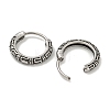 316 Surgical Stainless Steel Hoop Earrings EJEW-D096-19A-AS-2