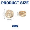 30Pcs 1-Hole Alloy Shank Buttons FIND-CA0011-66A-2